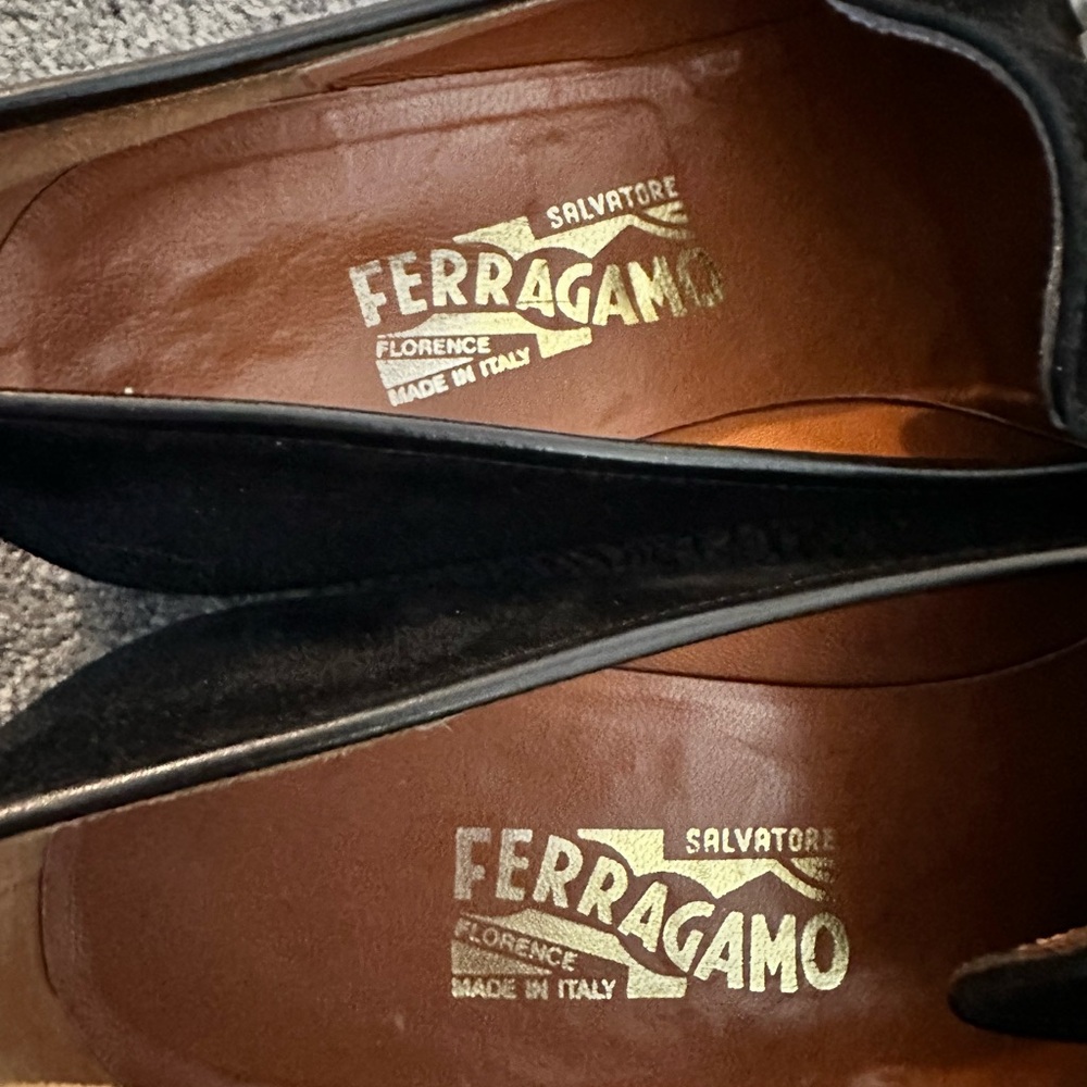 Salvatore Ferragamo Men's Black Loafers